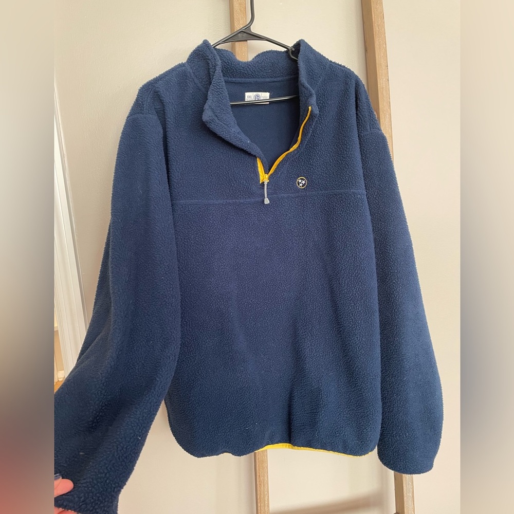 Mens Nashville Predators 3-quarter zip free e pullover